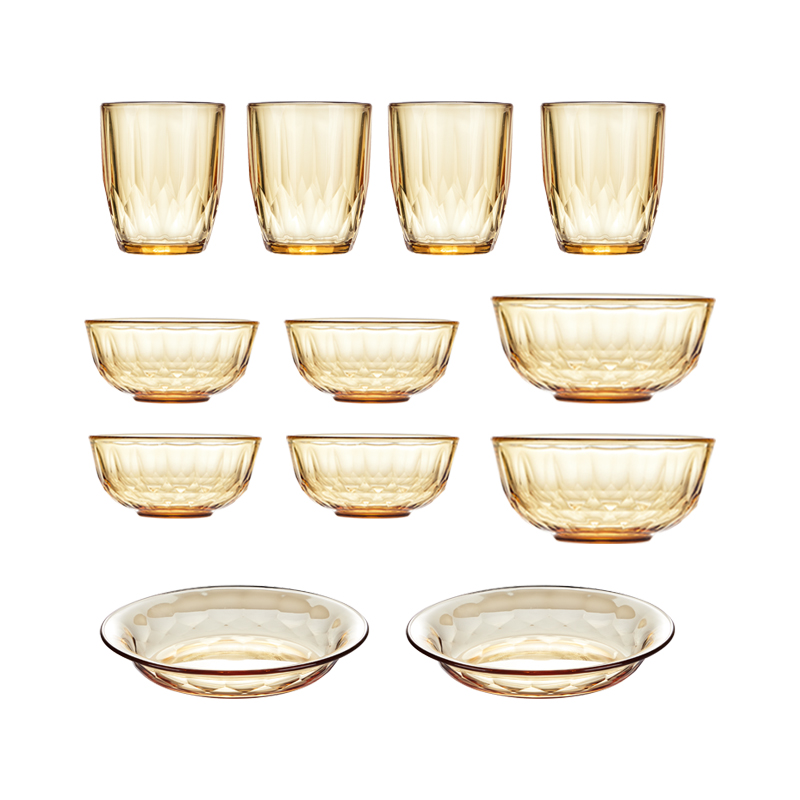 BAILOCK 星镜高硼餐具十二件套