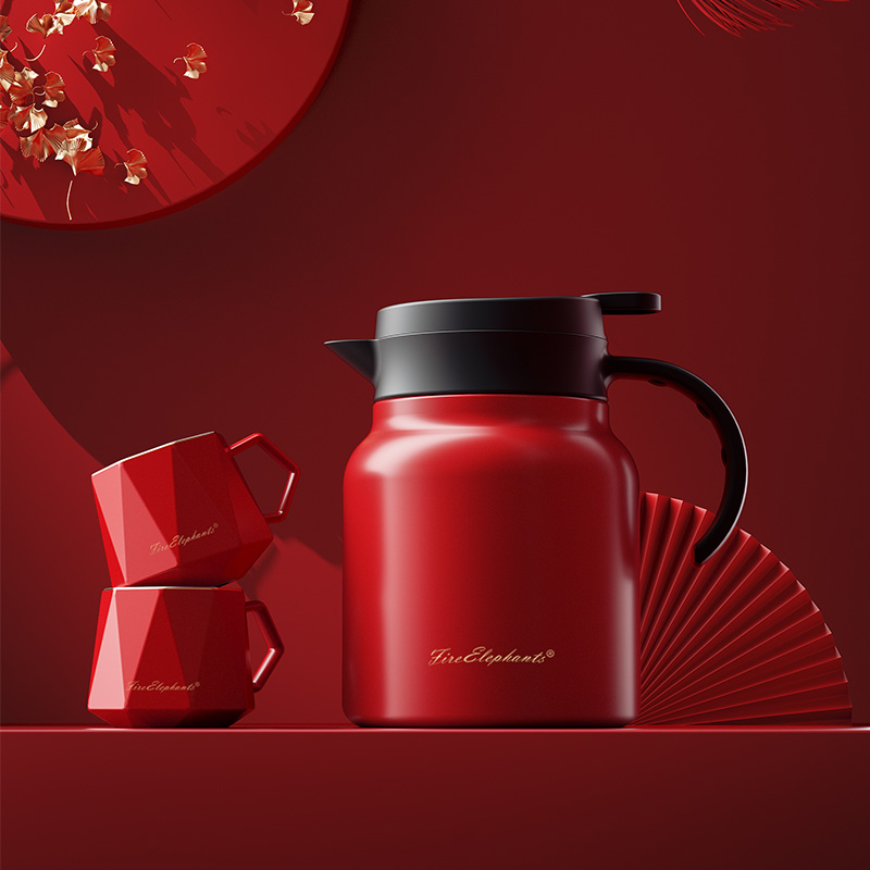 【太保形象品】火象 茶语焖茶壶三件套 HXB-TZ170