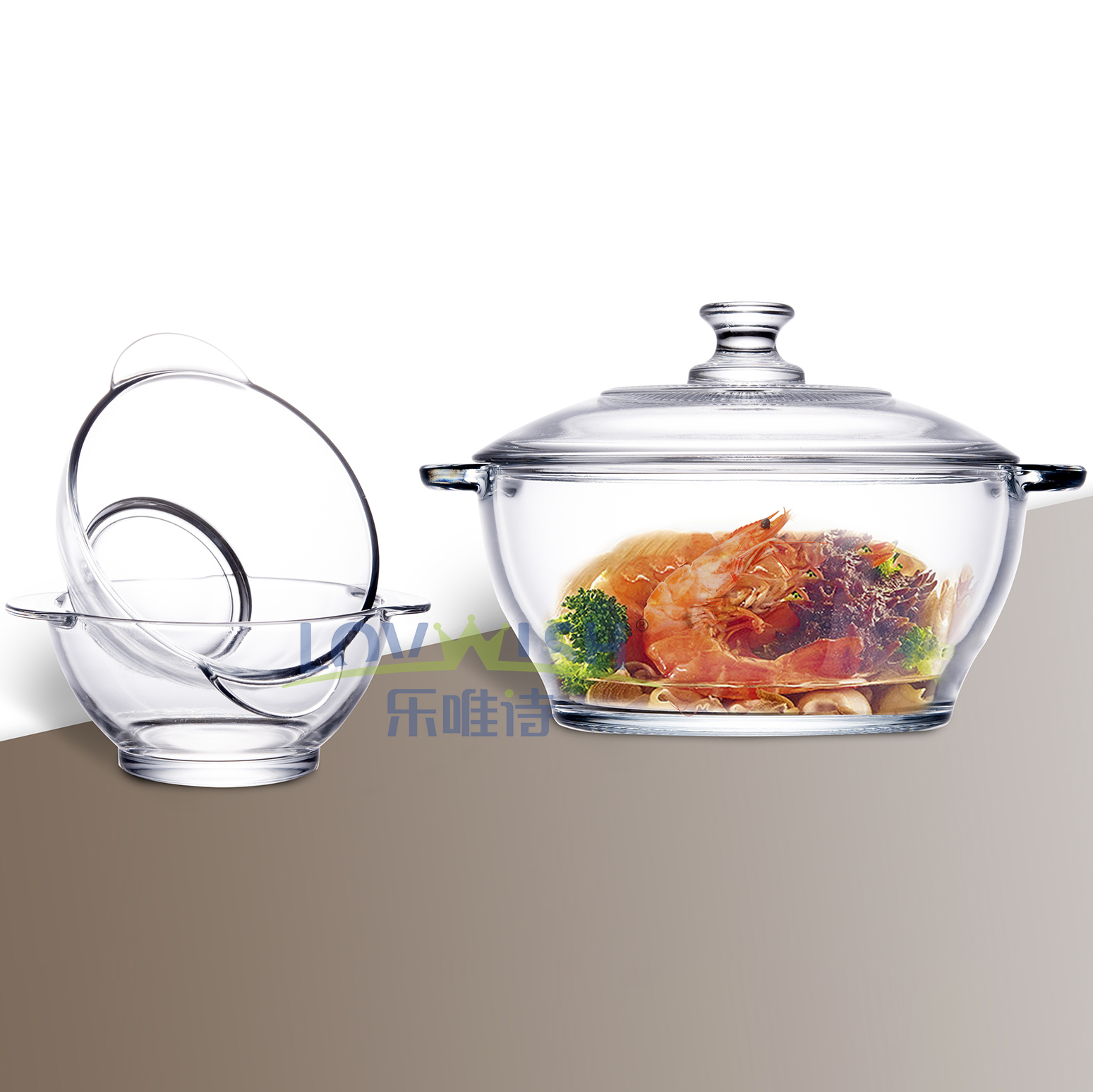 【太保形象品】乐唯诗 如意高硼煲三件套RYB/L3