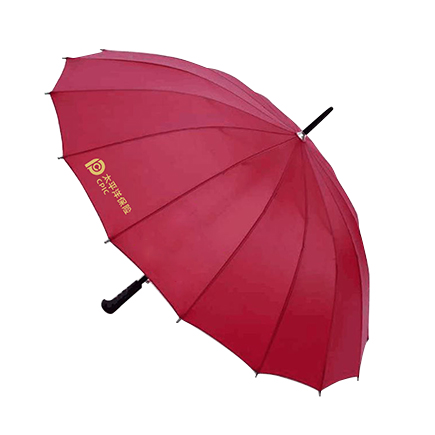 【太保形象品】太平洋16股直柄红伞