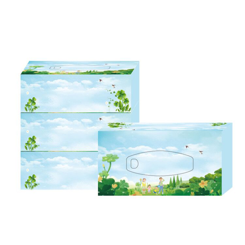 蔡伦竹海 c155109 抽纸 面巾纸 三盒/提 130抽/盒 双层 计价单位:提