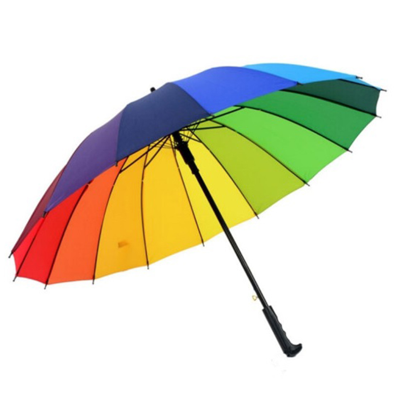 三鹰 FH62 16股直柄彩虹伞 500g 计价单位:把