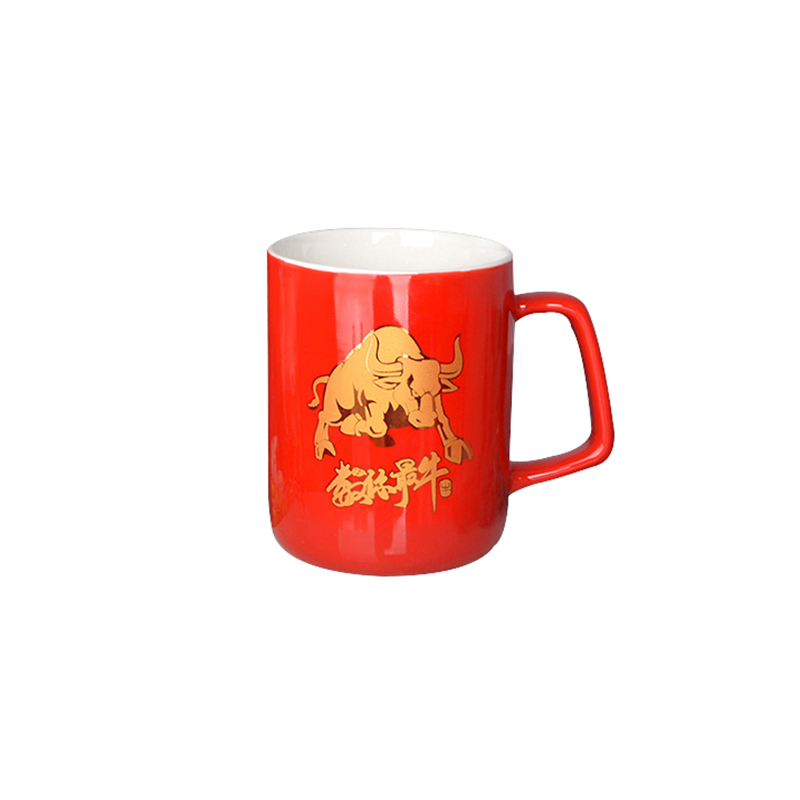 乐唯诗 NERVISHI 110*90*145mm 数你最牛红瓷杯 300ml 计价单位:个