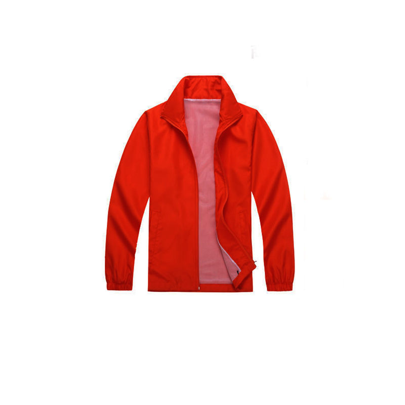 MUXUXI FH-2021 时尚简约运动防风卫衣 红色 XL码 计价单位:件