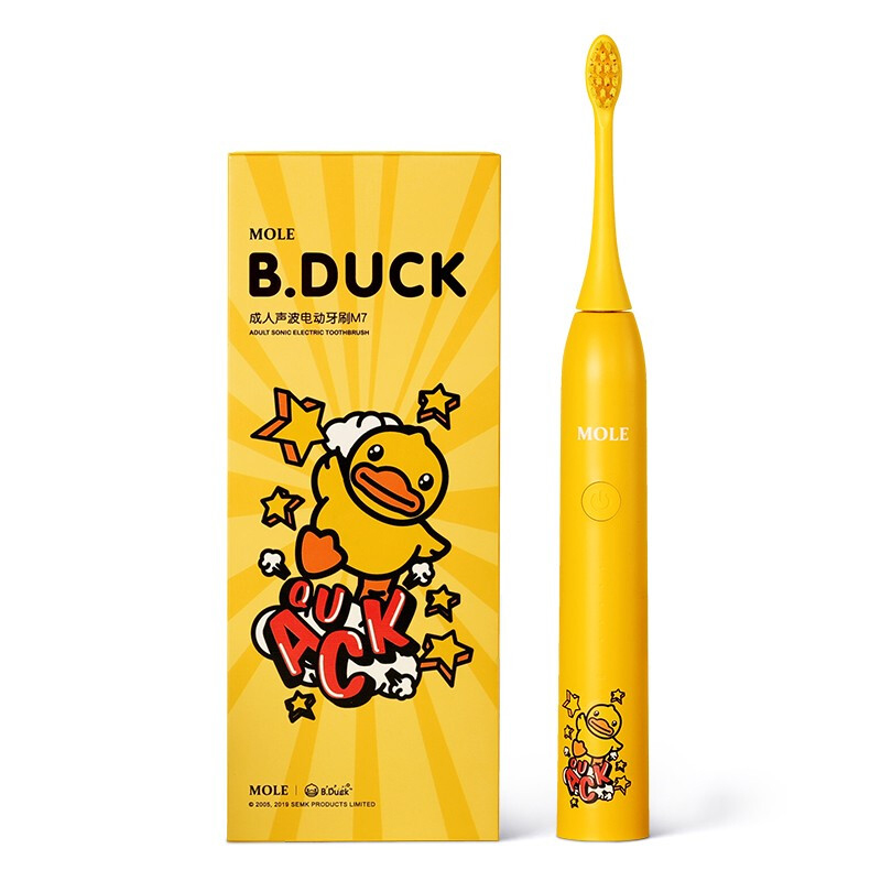 MOLE 120g 小黄鸭联名版电动牙刷 黄色 计价单位:支