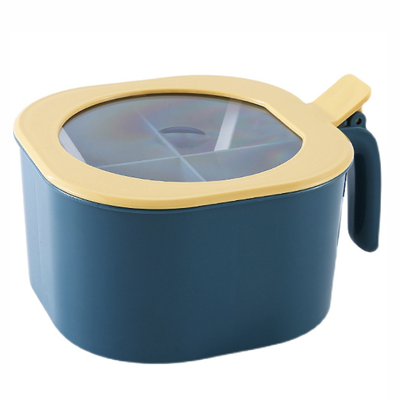 吉珂米 77*137mm 四格调味盒 151g 蓝色 计价单位:个