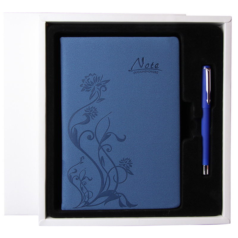 胜宴 235*260mm 笔记本套装 蓝色 含一支笔 计价单位:套