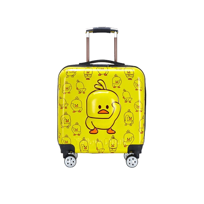 爱登堡 41*24*45cm 卡通儿童拉杆箱 黄色 计价单位:个