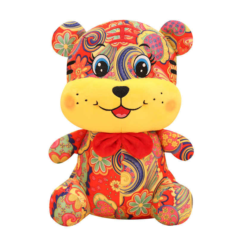 金鸢飞 45cm 麂皮绒虎公仔 计价单位:个