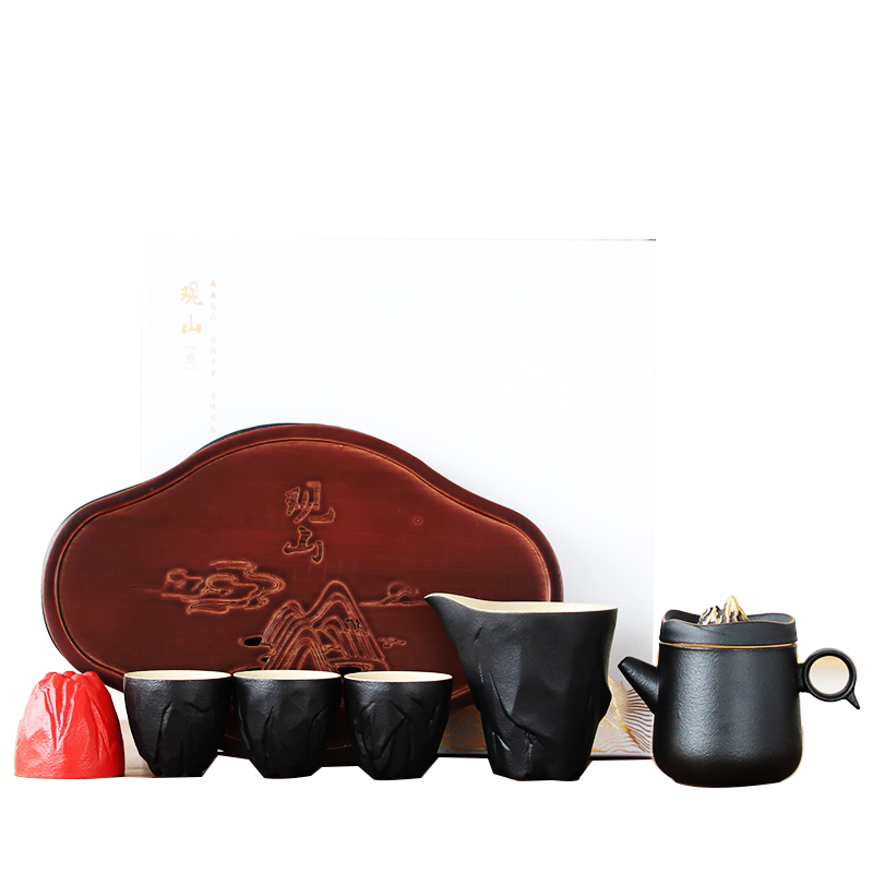 乐唯诗 NERVISHI 27.5*27.5*12cm 观山七件套茶具 计价单位: 套