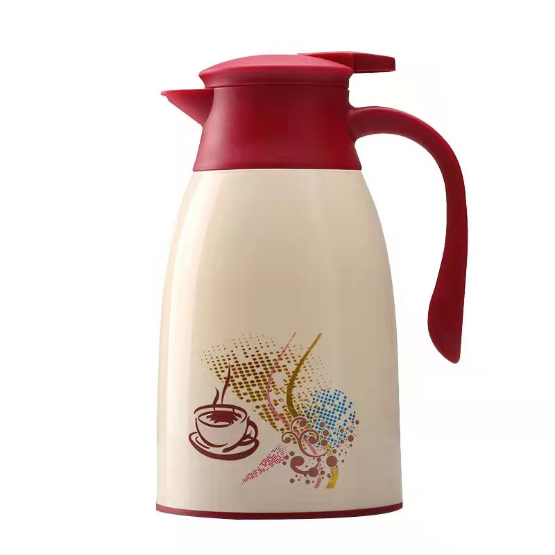 乐唯诗 NERVISHI 14*25cm 洛特系列咖啡壶 红色 计价单位:个