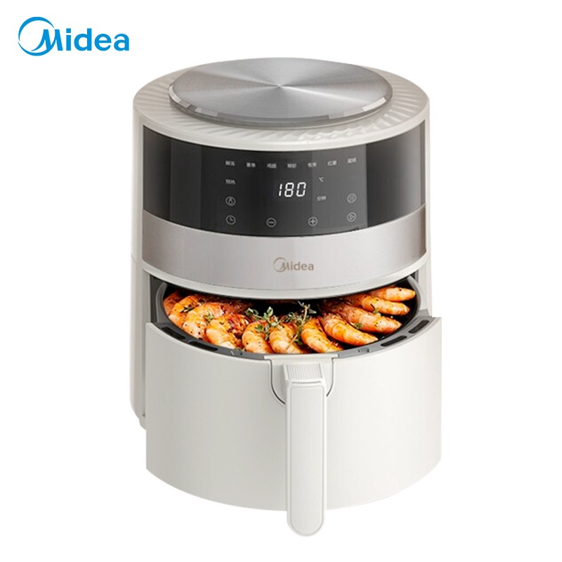 美的 MF-KZ45E101 空气炸锅 333*333*382mm 4.5L 计价单位:个