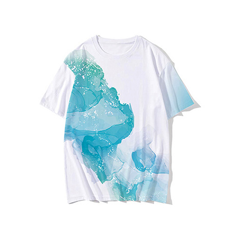 MUXUXI M码 文化衫全身印圆领短袖 白色 计价单位:件