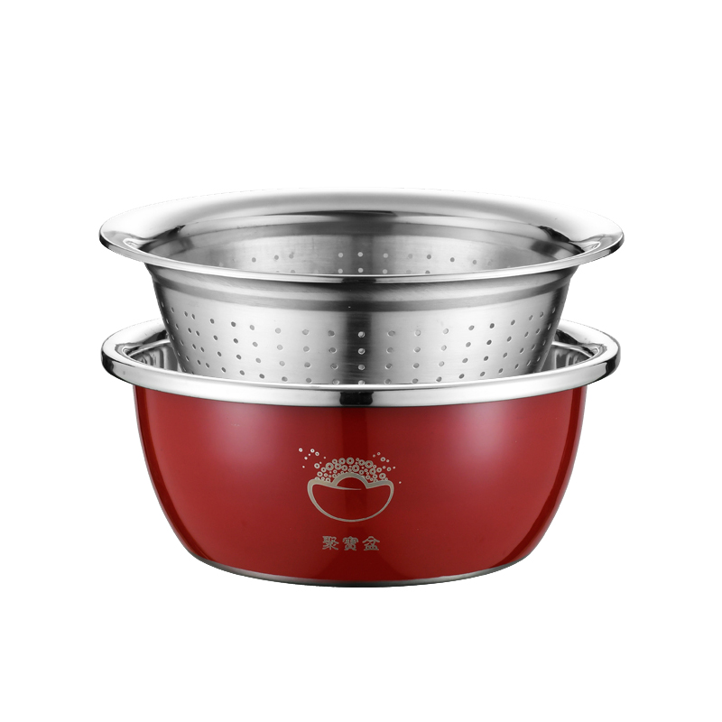 思钢 24+26cm 聚宝盆 两件套 米筛款 计价单位:套