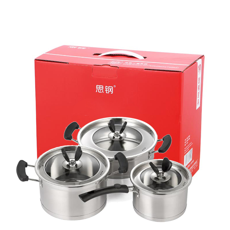 思钢 16*20*24cm 欧尚电木锅具三件套 计价单位:套