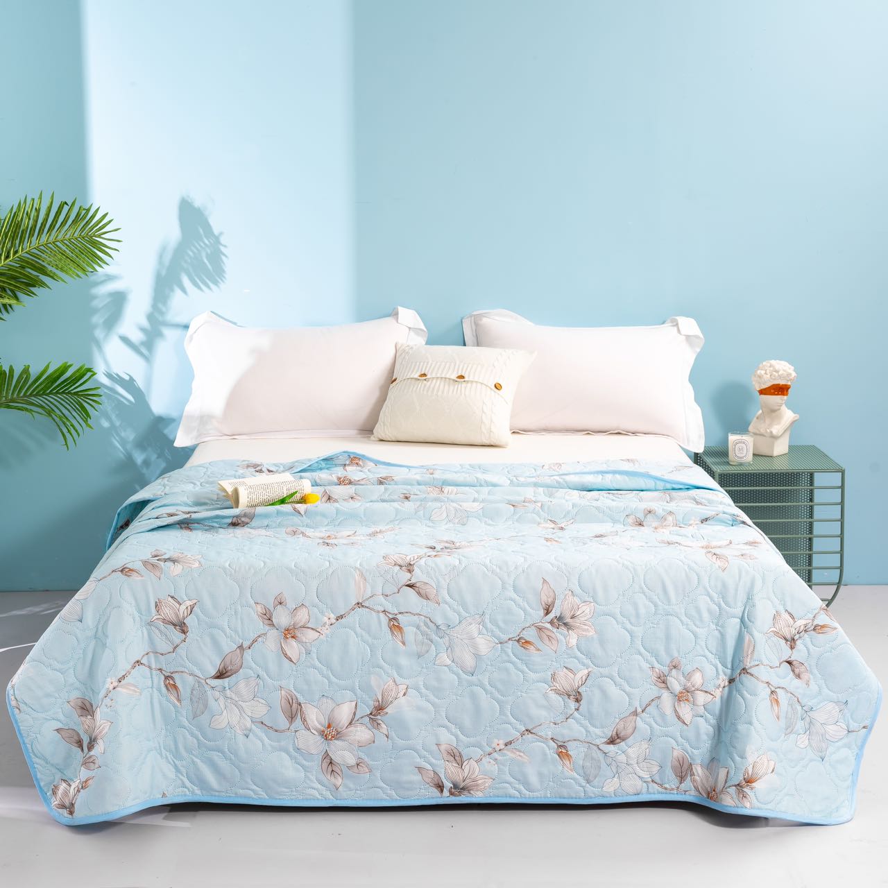 臻睡眠 瑞众定制紫罗兰植物抗菌夏被