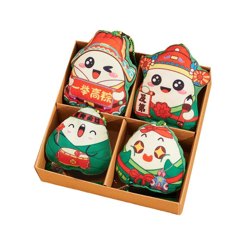 礼缘工场 17*4.7*17cm DIY手工粽子香包 计价单位:盒