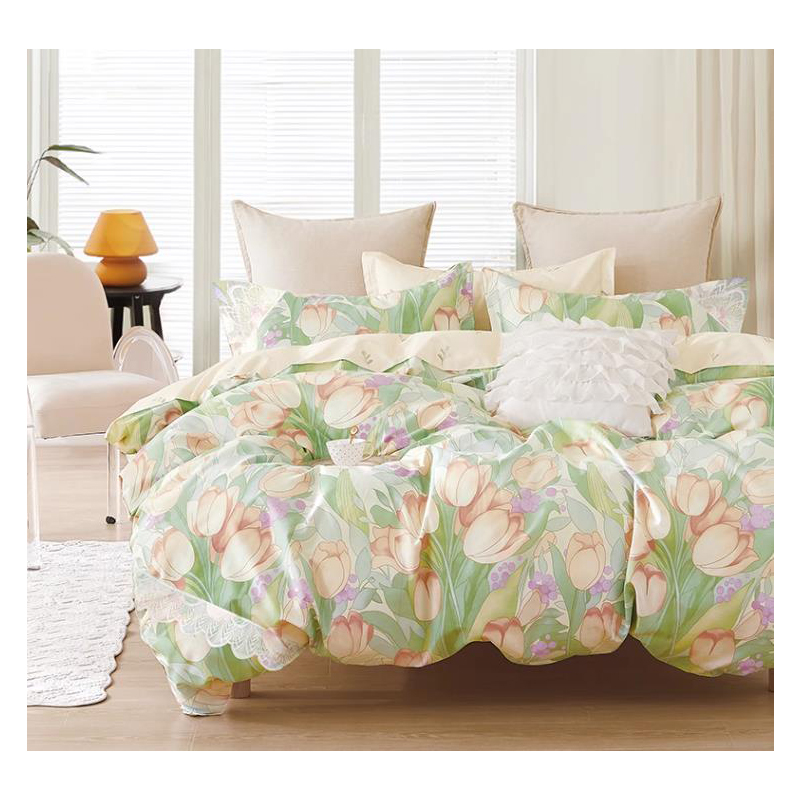 金丝莉 KINTHERI Y-0810 陌上花开全棉四件套 计价单位:套