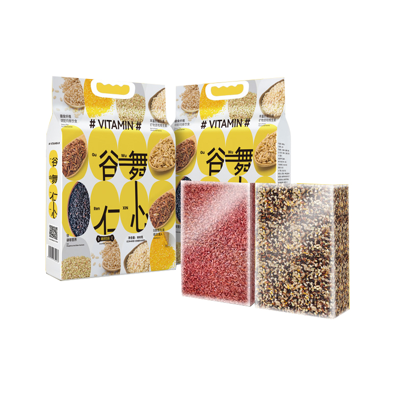 礼颂如意 F-0422 谷舞仁心杂粮套装 含 红米400g 七色糙米400g 计价单位:套