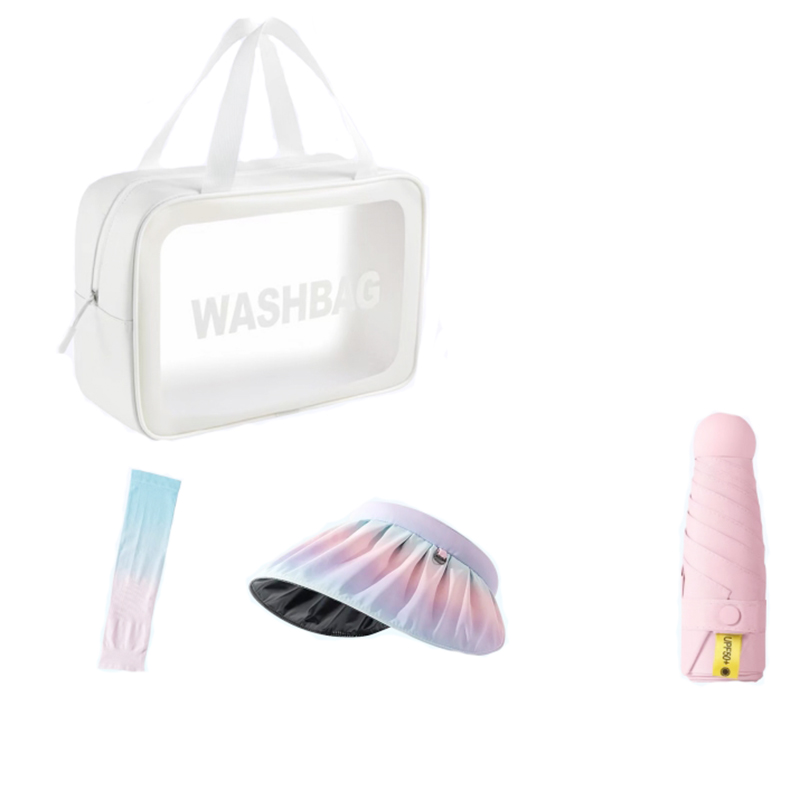 鑫彩之云 H-08 多巴胺防晒套装 含 冰袖 遮阳伞 遮阳帽 计价单位:套