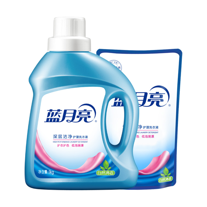 蓝月亮 1.5kg 深层洁净护理洗衣液 自然清香 计价单位:套
