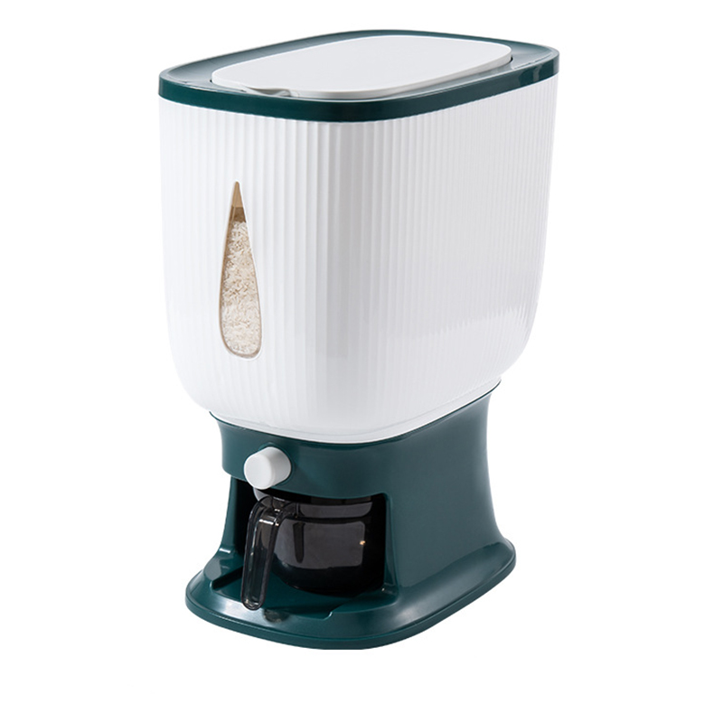 贝纳特 BNT-5233 按压式米箱 容量10kg 绿色 计价单位:个