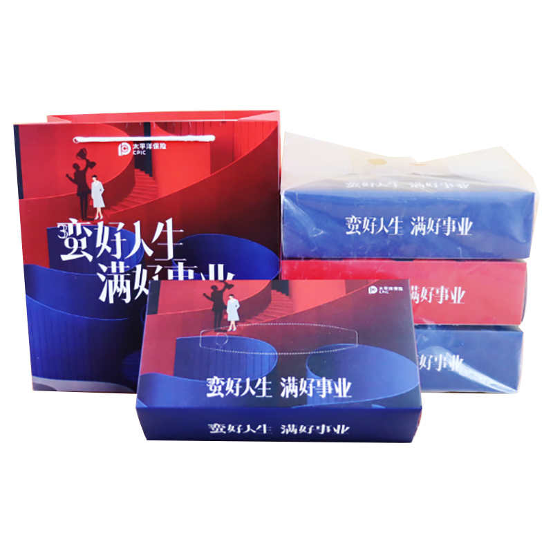 纸禄 ZL-MH03 太保蛮好人生抽纸三盒套装 计价单位:套