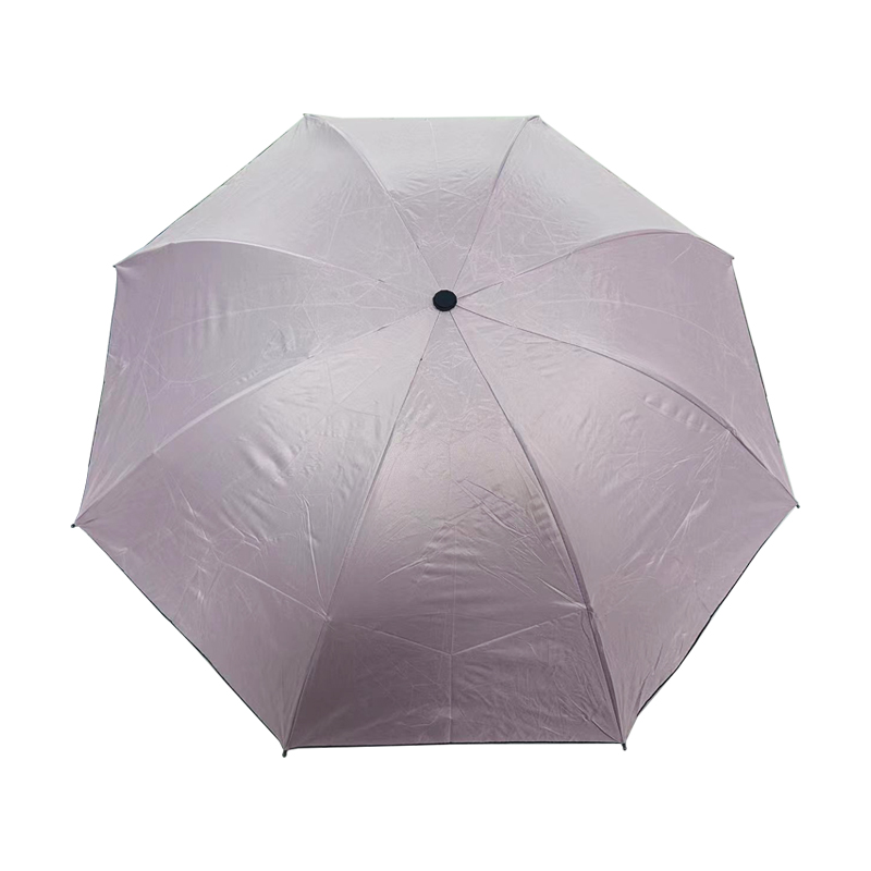 卖伞翁 96cm 手动8股黑胶伞 粉色 计价单位:把