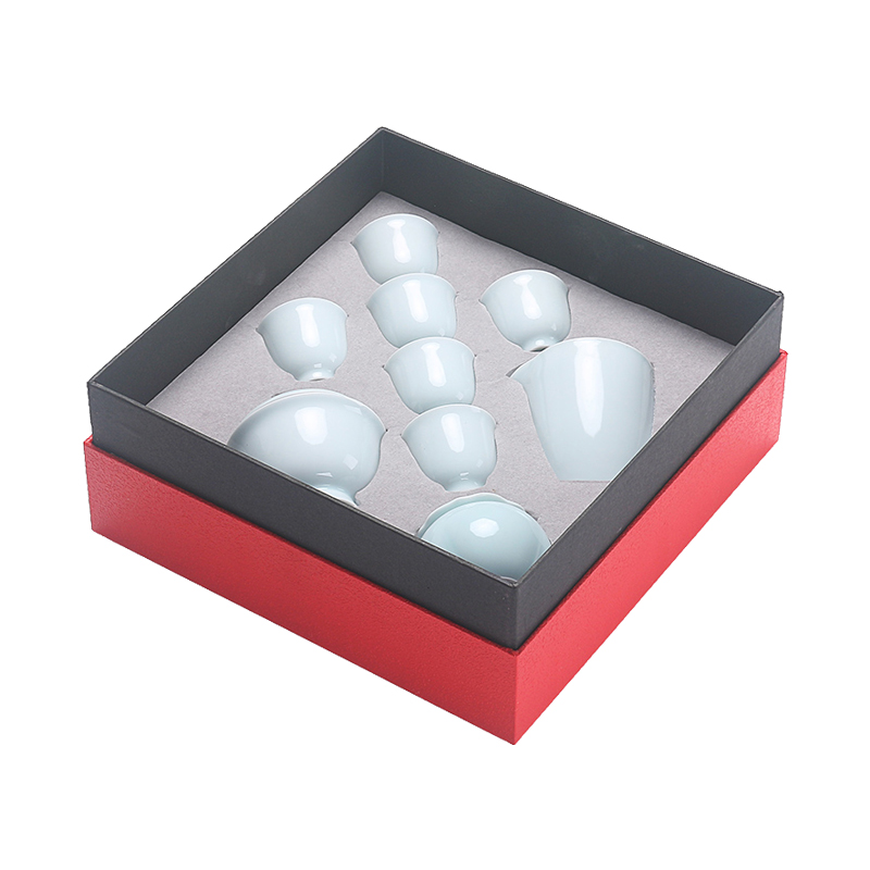 方然 A-619 温润如玉九件套茶具套装 计价单位:套