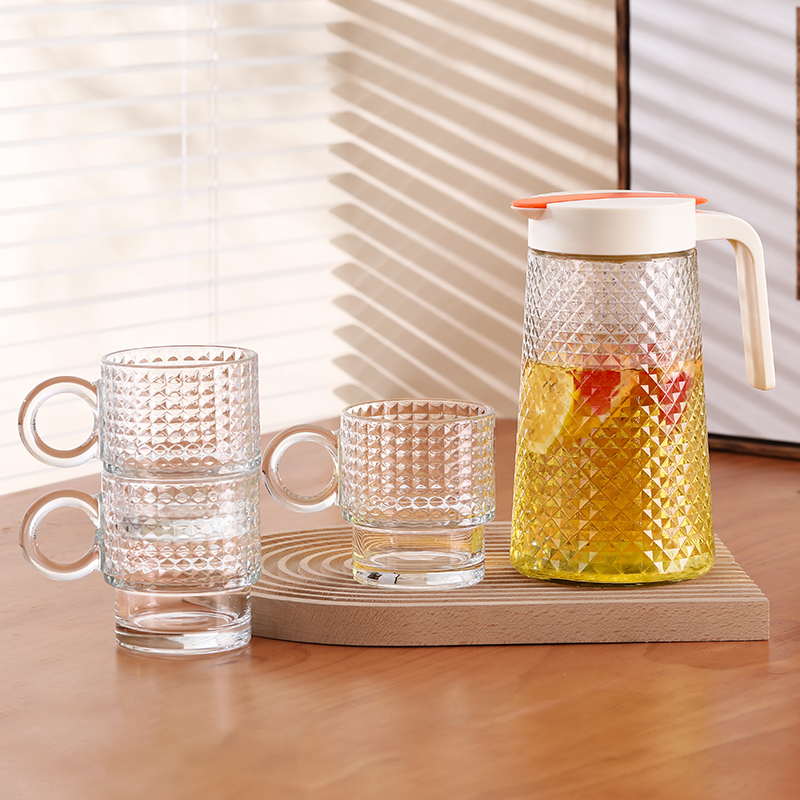 乐唯诗 LOVWISH 瑞众定制 乐雅水具六件套 无铅钠钙玻璃一壶四杯