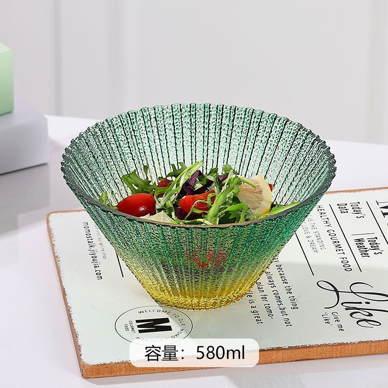 【太保形象品】度佰特琉璃沙拉碗两件套LLSLW-2