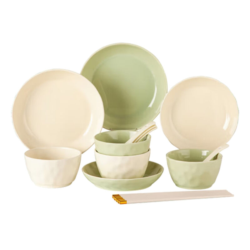 唯都 马卡龙手捏纹餐具16头 W-CJ416（单位：套）