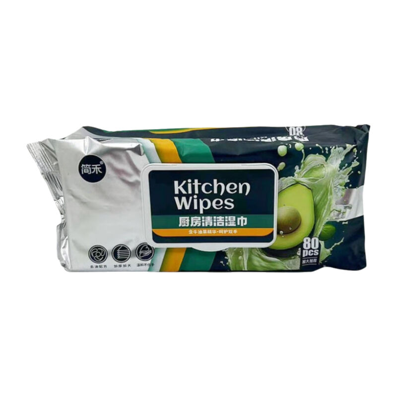 简禾厨房清洁湿巾 80抽/包 21包/箱 整箱发货（单位：包）