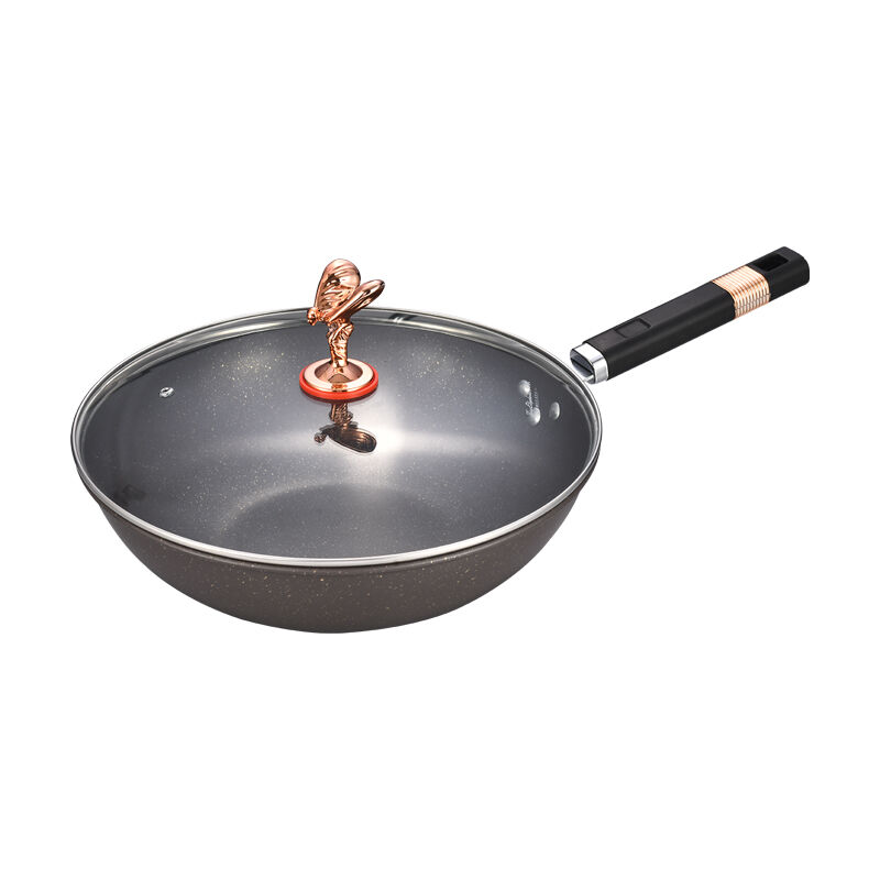 火象 劳斯莱斯系列 麦饭石炒锅 32cm（口）