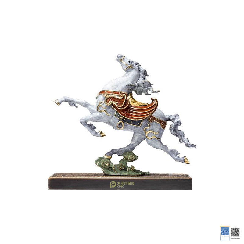 【太保形象品】朱炳仁铜 太保飞黄腾达马摆件
