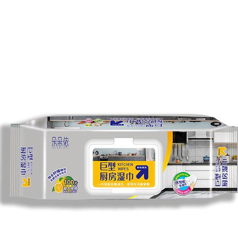 朵朵依 24*19cm 巨型厨房湿巾 100抽 计价单位:包