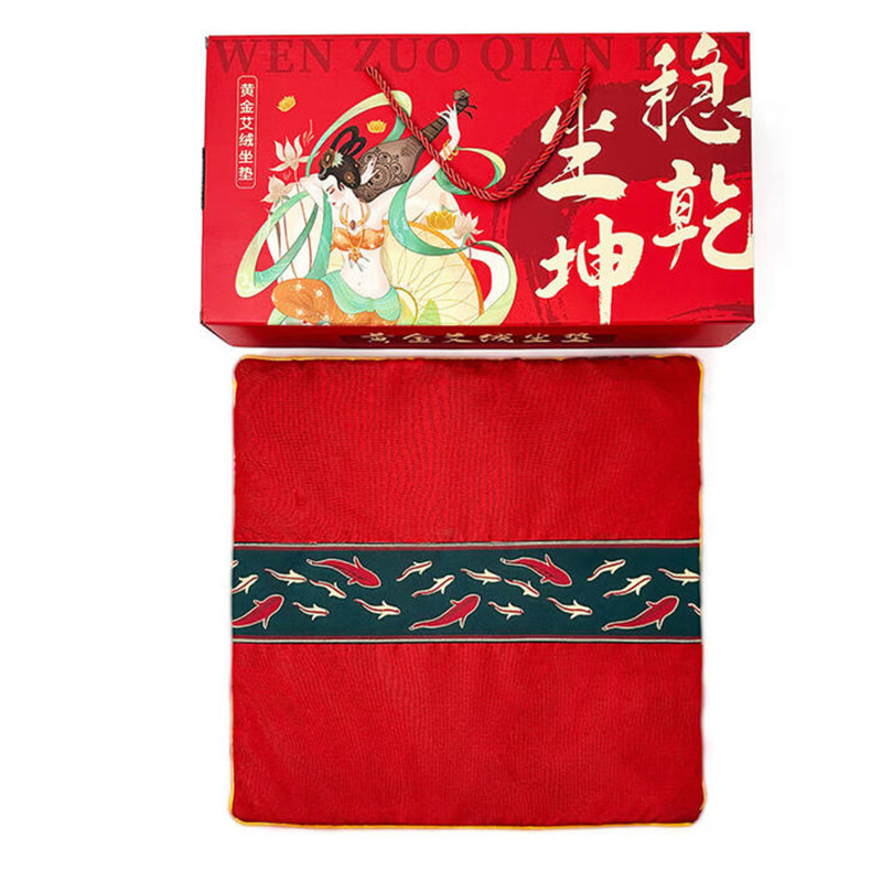 承夏文华 435*220*70mm 稳坐钱坤艾绒坐垫 计价单位:个