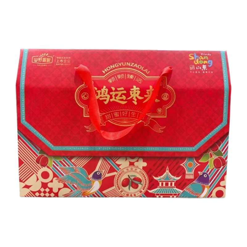 山野源粮 syyl071 泓运枣来红枣700g 计价单位:盒