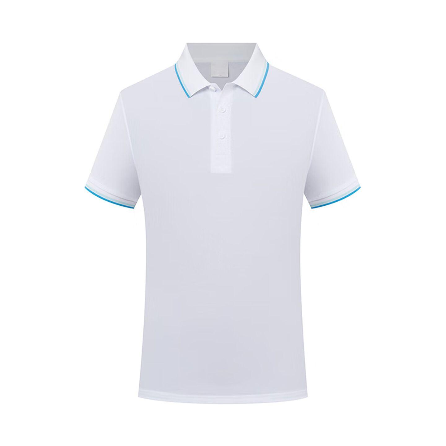 恒丰凯翔 弹性酷丝棉夏季冰丝 文化衫 白色 工作服polo衫 均码